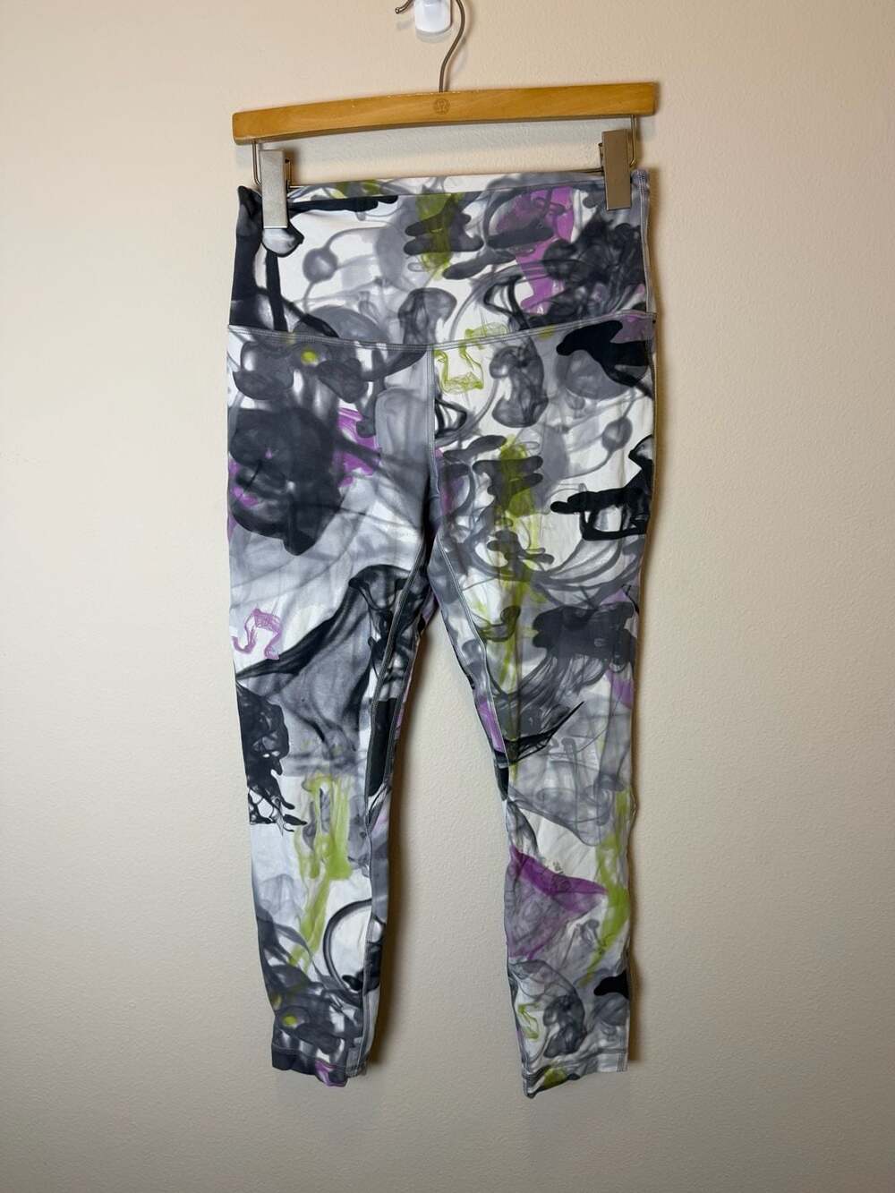 Lululemon Align High-Rise Pant 25 Size 10 Unicorn White Multi Leggings